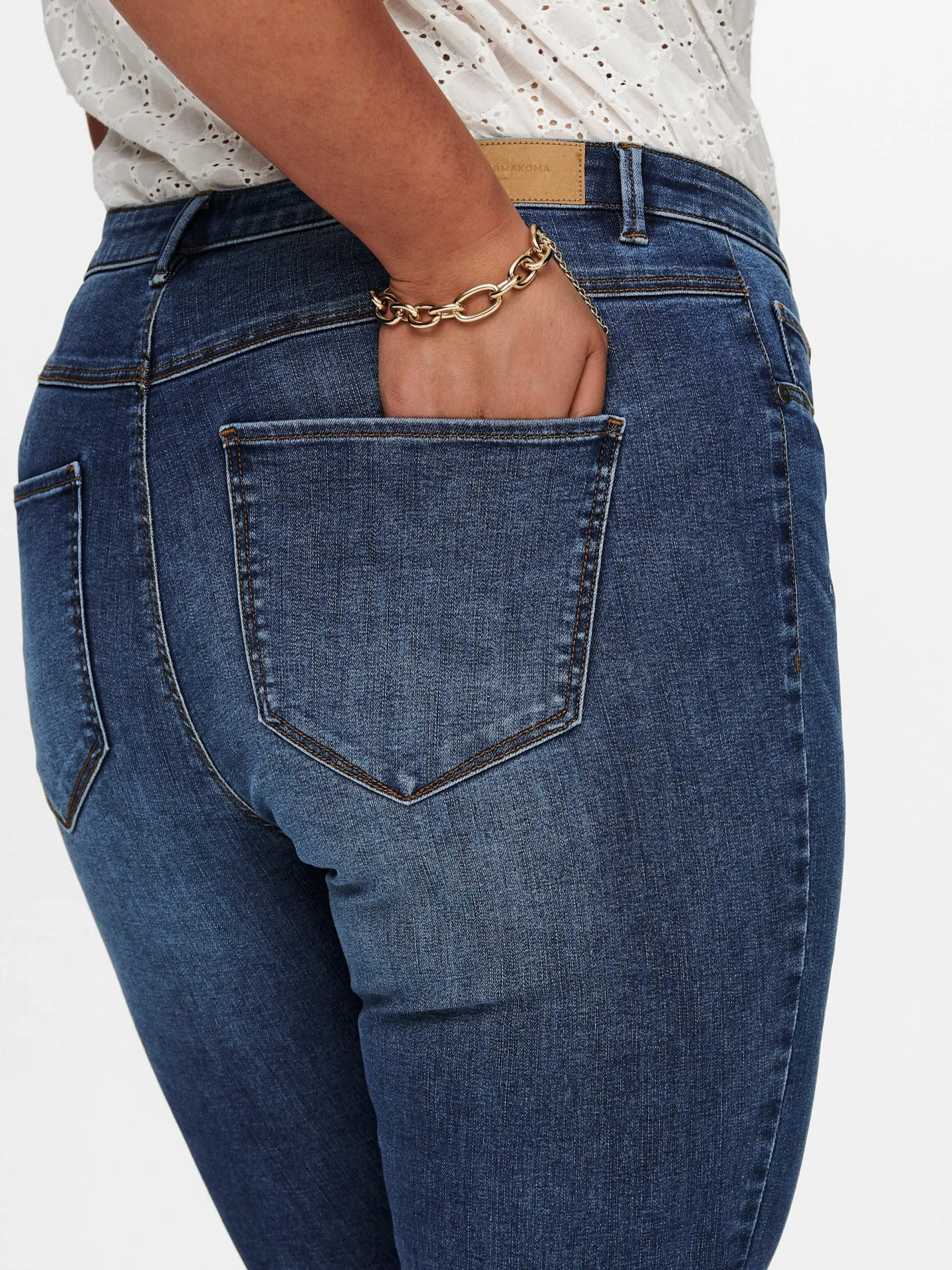 ONLY CARMAKOMA Jeans Skinny Jeans Floria Dames Blauw 7 ONLY CARMAKOMA Jeans Skinny Jeans Floria Dames Blauw - Afbeelding 7