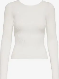 ONLY Fijngebreide Truien Trui EMMY Dames Wit