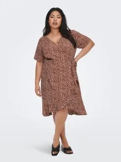 ONLY CARMAKOMA Mini Jurken Jurk Livia Dames Bloedrood -ONLY Elegant winkel 412493173f4c18275b0a1000046c1db3