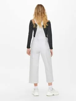 ONLY Driekwart Broeken Regular Tuinbroek Dames Wit -ONLY Elegant winkel 41587d53c6b4b7a2b17ccb810150b564