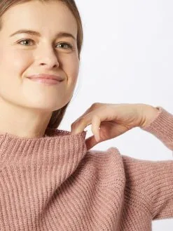 ONLY Fijngebreide Truien Trui Jada Dames Oudroze -ONLY Elegant winkel 4195a83ff50d033c1691c0fa08b3d6dc