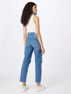 ONLY Straight Regular Jeans ROBYN Dames Blauw -ONLY Elegant winkel 419f9f51a2f53757a3025a10d6bf4eab