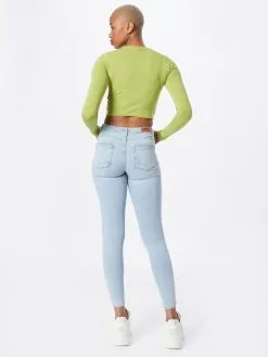 ONLY Jeans Skinny Jeans POWER Dames Lichtblauw -ONLY Elegant winkel 423a95edfddfe11b9de65be555c0af77