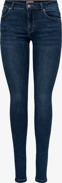 ONLY Jeans Skinny Jeans Carmen Dames Blauw