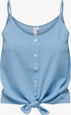 ONLY Blouse Tops Blouse Lecey Dames Pastelblauw