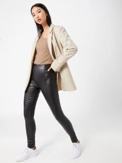 ONLY Leren Broeken Skinny Leggings Jessie Dames Zwart -ONLY Elegant winkel 4312210c02f81a1a33edf16e3dffa3f0