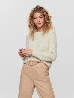 ONLY Basic Truien Trui Fiona Dames Natuurwit 7 ONLY Basic Truien Trui Fiona Dames Natuurwit -ONLY Elegant winkel 432a2923f82b539aa88ef2ba952593b8