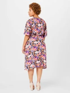 ONLY CARMAKOMA Blousejurken Blousejurk Nova Ella Dames Navy -ONLY Elegant winkel 433506cd0fcc8f03e2822e2db563e5be