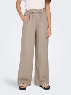 ONLY Pantalons Wide Leg Broek Caro Dames Greige -ONLY Elegant winkel 442a7e6ff8dcf4f3c092fffae468b88e