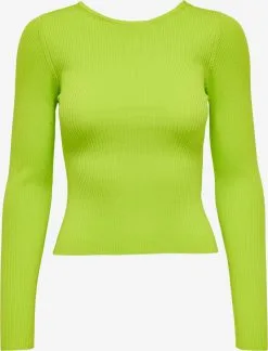 ONLY Fijngebreide Truien Trui EMMY Dames Limoen