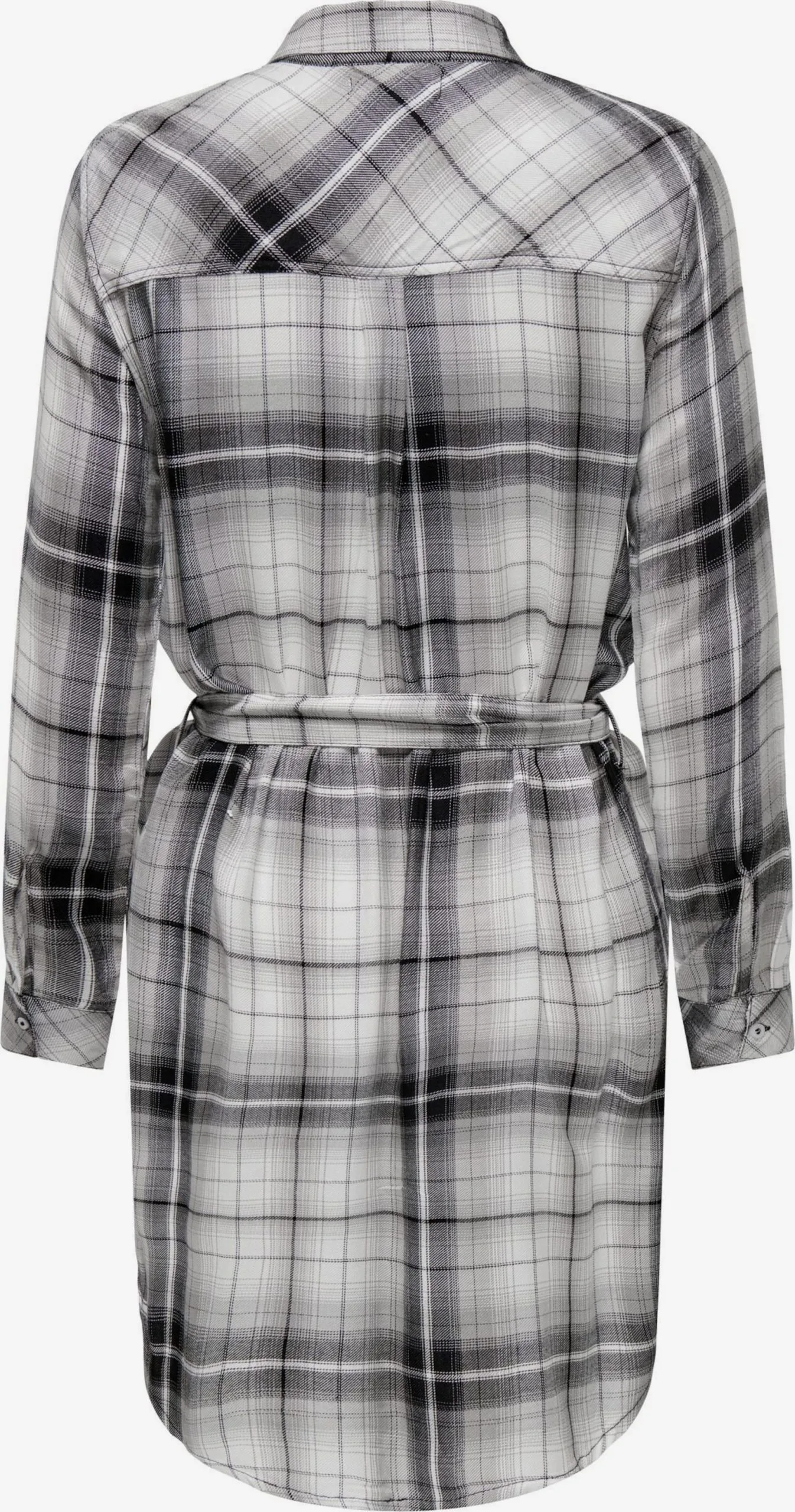 ONLY Mini Jurken Jurk Dames Grijs Gemêleerd / Wit 2 ONLY Mini Jurken Jurk Dames Grijs Gemêleerd / Wit - Afbeelding 2