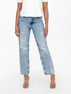 ONLY Mom Jeans Loosefit Jeans Wiser Romeo Dames Blauw -ONLY Elegant winkel 4575ab6580ad7b8594f5dc4ca8b19cc4