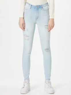 ONLY Jeans Skinny Jeans Forever Dames Lichtblauw -ONLY Elegant winkel 459be6a5fb52bbb035fce76000b00c28