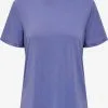 ONLY T-shirts Shirt Free Dames Blauw