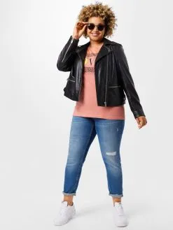 ONLY CARMAKOMA T-shirts Shirt CARSMILEY Dames Pasteloranje 9 ONLY CARMAKOMA T-shirts Shirt CARSMILEY Dames Pasteloranje -ONLY Elegant winkel 46235100137c21ed522139423683a1a1