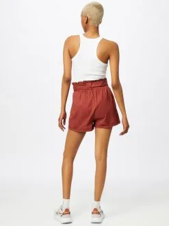 ONLY Shorts Loosefit Broek Dames Roestrood -ONLY Elegant winkel 4678a8278bc0f0f8ec27451482538dbe