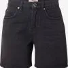 ONLY Denim Shorts Regular Jeans Phine Dames Zwart