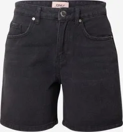 ONLY Denim Shorts Regular Jeans Phine Dames Zwart