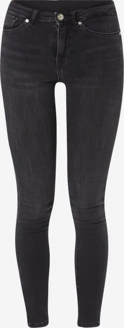 ONLY Jeans Skinny Jeans POWER Dames Antraciet