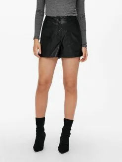 ONLY Shorts Regular Broek Dames Zwart -ONLY Elegant winkel 477dc6757b27a61924c10d50c9f5fd1b