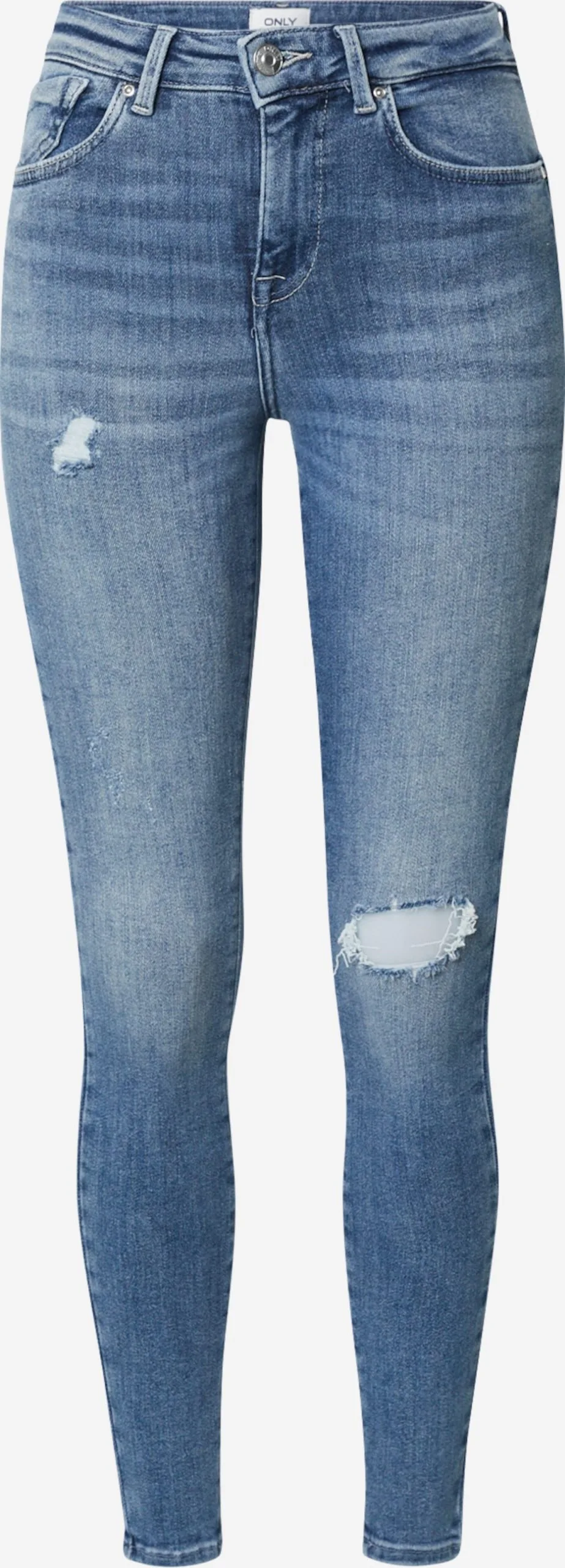 ONLY Jeans Skinny Jeans Power Life Dames Blauw 1 ONLY Jeans Skinny Jeans Power Life Dames Blauw