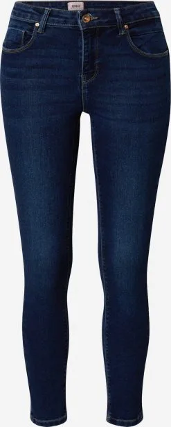 ONLY Jeans Skinny Jeans Daisy Dames Donkerblauw