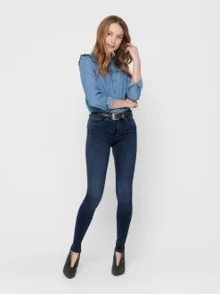 ONLY Jeans Skinny Jeans Royal Dames Blauw -ONLY Elegant winkel 488d1e99a45057257718b71d4b205feb