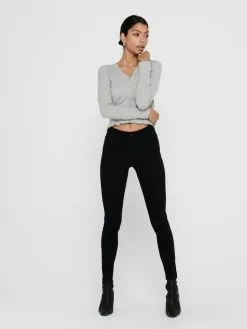 ONLY Vesten Gebreid Vest Dames Grijs -ONLY Elegant winkel 48941b0c351c9ff194cb87e2dfab150d