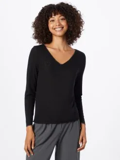 ONLY Fijngebreide Truien Trui HANNA Dames Zwart -ONLY Elegant winkel 49bb265df2b7c9097f0a3b9453c7c688