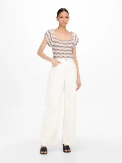 ONLY T-shirts Shirt Dames Gemengde Kleuren -ONLY Elegant winkel 49c2af8240aff75d041f882fbf03e1fa