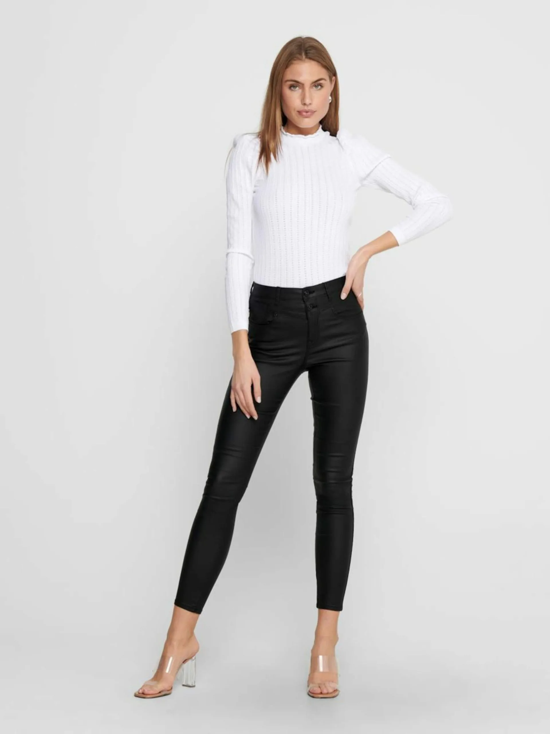 ONLY Jeans Skinny Jeans CHRISSY Dames Zwart 9 ONLY Jeans Skinny Jeans CHRISSY Dames Zwart - Afbeelding 9