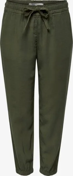 ONLY Pantalons Tapered Broek ARIS Dames Kaki