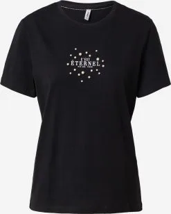 ONLY T-shirts Shirt Kita Dames Zwart