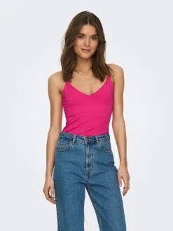 ONLY Spaghetti Tops Top Ea Dames Roze -ONLY Elegant winkel 4b4c4f6a18513c25d267430ec4def298