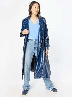 ONLY Fijngebreide Truien Trui Rica Dames Blauw Gemêleerd -ONLY Elegant winkel 4b6d0aa24f5e7333ff9ea054f8a5baf3