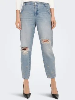 ONLY Straight Regular Jeans Troy Dames Lichtblauw -ONLY Elegant winkel 4b93610484a1c1824119bf6d19fa0f0c
