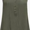 ONLY Blouse Tops Blouse Jette Dames Donkergroen