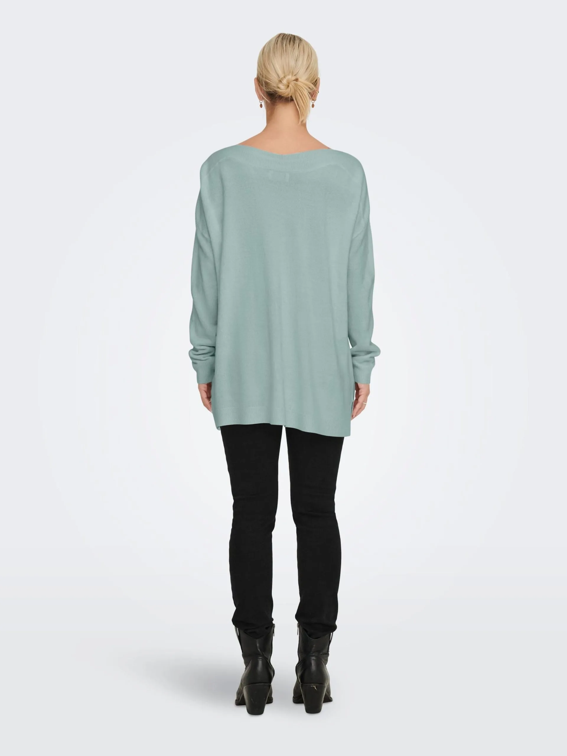 ONLY Basic Truien Trui AMALIA Dames Mintgroen 4 ONLY Basic Truien Trui AMALIA Dames Mintgroen - Afbeelding 4