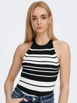 ONLY Tops Gebreide Top Edna Dames Zwart -ONLY Elegant winkel 4cf18c0809fb35d340171bc4c7391ff3