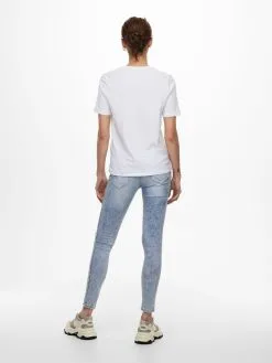 ONLY T-shirts Shirt ONLBINA Dames Wit -ONLY Elegant winkel 4d3f5f5a5257b8ab38ebb2046f0037e3