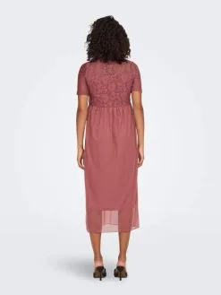 ONLY MATERNITY Midi Jurken Jurk Dames Fuchsia -ONLY Elegant winkel 4d4126420069504dd6da67d9a6968938