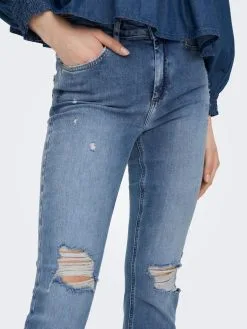 ONLY Bootcut Flared Jeans BLUSH Dames Lichtblauw -ONLY Elegant winkel 4ddad89d0c4d7c7fe43be84086651ee0