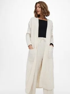 ONLY Vesten Gebreid Vest Dames Beige -ONLY Elegant winkel 4dee95908a82e2c36bd3b8cc0f638ad1