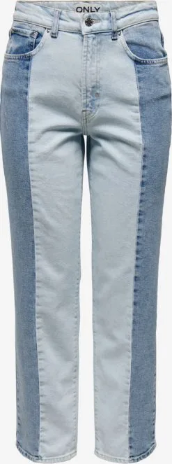ONLY Straight Regular Jeans MEGAN Dames Lichtblauw