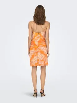 ONLY Mini Jurken Jurk CARO Dames Oranje -ONLY Elegant winkel 4e11e0387e322121b4e696b41df702f0