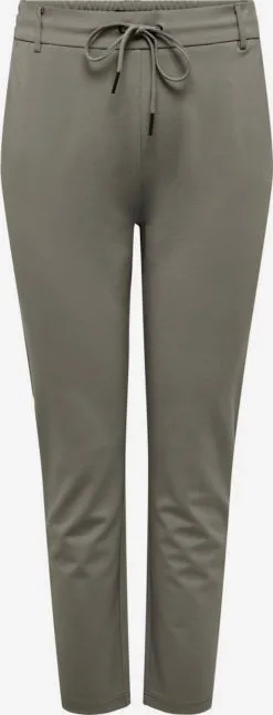ONLY CARMAKOMA Pantalons Tapered Broek Dames Groen