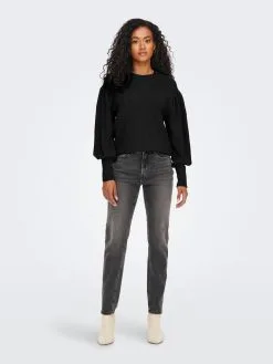 ONLY Fijngebreide Truien Trui Fia Katia Dames Zwart -ONLY Elegant winkel 4ebe6ea6d124ab756bf7f9be0f109d84