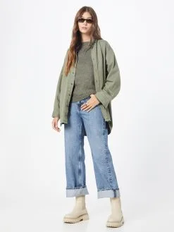 ONLY Fijngebreide Truien Trui Dames Olijfgroen -ONLY Elegant winkel 4f289cc826d45de11ab3b8279f977c79