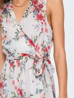 ONLY Maxi Jurken Zomerjurk Asta Sofia Dames Wit -ONLY Elegant winkel 4fa7cae18f7dd51fd2db654a4a648434