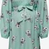 ONLY MATERNITY Maxi Jurken Jurk Dames Hemelsblauw